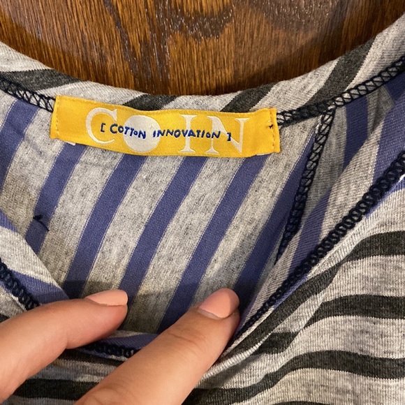 Blue and black stripe tank - Picture 2 of 4